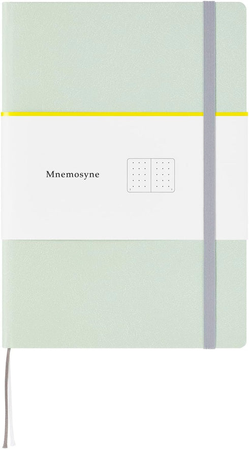 Maruman MNEMOSYNE A5 Journal Notebook, 8.5 x 6.02 Inches, 120 Pages, Mint Green, Hard Cover