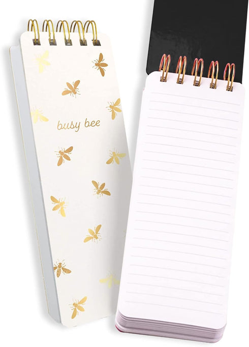 WORLD TRAVELER Eccolo Tall Spiral Memo Pad - 300 Pages, 150 Sheets, Double Spiral Binding, Office Essentials, 3x8.5