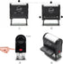 Miseyo Self Inking Paid Stamp with Date, Check Number, Amount - Red Ink