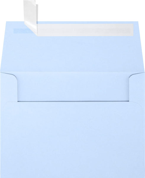 LUXPaper A6 Invitation Envelopes | Baby Blue | Peel & Press | 4 3/4" x 6 1/2" | 80lb. Text | 50 Qty