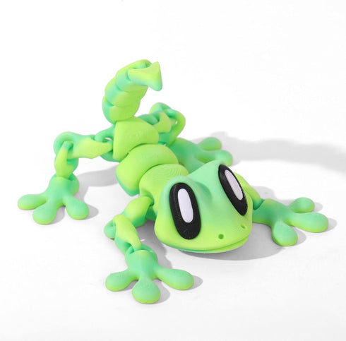 Yaozyety 3D Printed Articulated Lizard, Flexible Dynamic Animals Toys, Full Articulated Toy with Magnets, Adults Fidget
