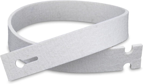 C.S. Unitec PTX Felt Belt - Open Belt Polisher Grinder Tool Attachment for Compound, 26" Long x 1.2" Wide (49004)
