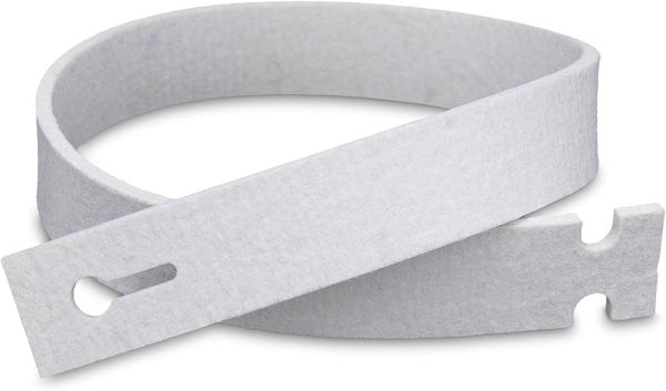 C.S. Unitec PTX Felt Belt - Open Belt Polisher Grinder Tool Attachment for Compound, 26" Long x 1.2" Wide (49004)