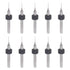 uxcell Micro PCB Drill Bit Set, 10pcs 1/8" Shank 0.35mm Solid Tungsten Carbide CNC Engraving Bits