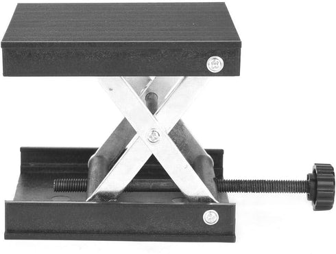 3.5"x3.5" Lab Scissors Jack, 90 x 90mm Level Plastic Plate & Metal Bracket Lifting Jack Platform Stand