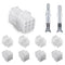 JRready ST6428 Power Connector - 9 Pin (4 Matched Sets) Compatible with Molex MLX Power Connector 9 Pin