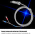 K Type Thermocouple, Bayonet Compression Spring Temperature Sensor Probe 0-400°C (Optional) (5 m)