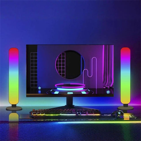 LianGSanSan Set 2, Smart LED Table Lamp, App-Controlled Ambient Light, USB-Powered, of Color Changing