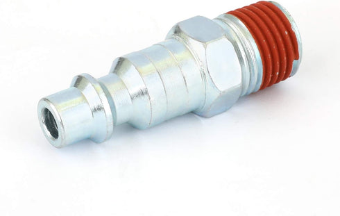 WYNNsky Air Coupler and Plug Kit, 1-pc 1/4'' FNPT Brass Coupler, 1-pc 1/4'' MNPT Zinc-Plated Steel Plug