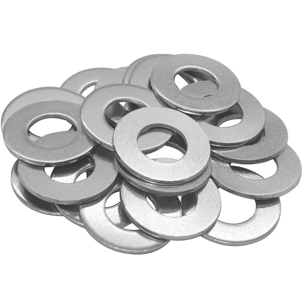 Beduan 1/4" ID x 1/2" OD Flat Washer, Stainless Steel 304, Plain Finish, Pack of 110