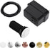 CLEESINK Garbage Disposal Switch, Cordless Air Switch Kit for Food Waste Disposer, Plastic White Sink Top Push Button