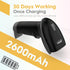 NADAMOO Wireless Barcode Scanner, 328 Feet Transmission Distance, USB Cordless 1D Laser Handheld Reader