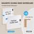 MaxGear Small White Board for Wall, 11"x 14" Mini Double-Sided Magnetic Dry Erase Board with Black Marker