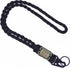 Heavy Duty Braided Paracord Lanyard Keychain with USA Flag, Strong Lanyard with Metal Clip for Outdoor Activities