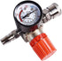 Air Compressor Pressure Regulator with Dial Indicator, 0-175 PSI Air Gauge for Air Tools and Compressor (four-way valve)
