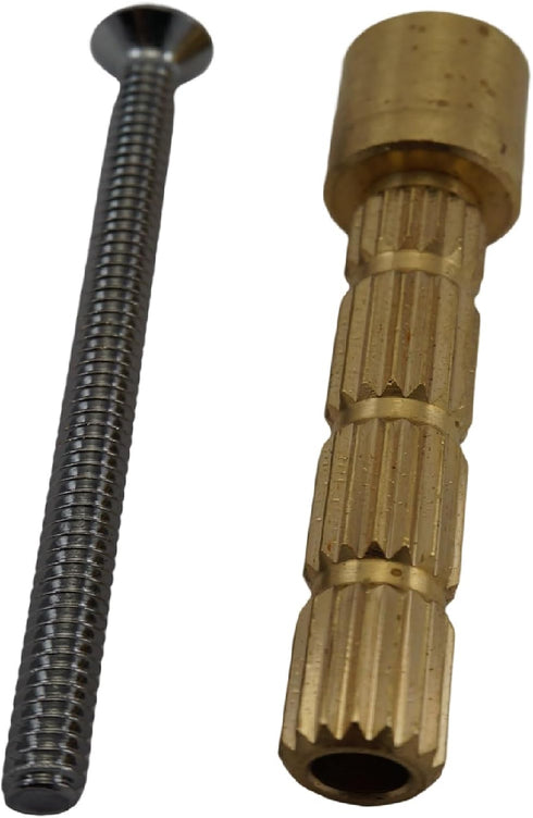 Extension Stem Repair Compatible with Gerber Shower Tub Valve, Brass Trim Kit, 3-inch Length