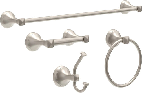 Esato Towel Hook, Spotshield Brushed Nickel