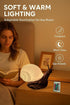 Delta Loom 15 Dimmable Glowing Snail LED Table Lamp - USB Powered, Color Changing Modes, Night Light with Switch - Warm