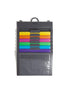 Smead Cascading Wall Organizer, 6 Removable Folder Pockets, Letter Size, Gray/Bright Pockets