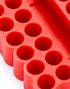 QWORK Screw Bit Holder Storage Box, 4 Pack with 33 Hole Hex Bit Holder Rack