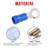 Hilitchi 100Pcs 16-14AWG Insulated Terminals Ring Electrical Wire Crimp Connectors (Blue, M5)