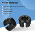 38 Grommet, 1/2" Grommet Grommets uxcell Pcs Cable Snap Bushing Mounting Dia Opened Snap Bushing - Black Round Nylon