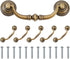 SUPERFINDINGS 6 Sets Vintage Bail Pull Handles 4 inch Hole Center Antique