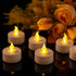 400+Hours,Battery (5pcs) Hanzim Tea Light Candles with Remote Control,Flickering Flameless LED Candle,Long Lasting