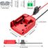 Kzreect 2 Pack 18V 12AWG for Power Wheel Adapter Compatible with Milwaukee Battery, Converter Kit with Built-in Switch