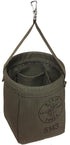 Klein Tools 5143 Canvas Tapered-Bottom Bag - Made of No. 10 Canvas, Two Interior Pockets and Snap Clip