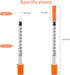 U 100 1cc Syringe 1ml 31 Gauge 5/16 Inch 8mm with Disposable Gauze Pads, Individual Package, 20 Pack