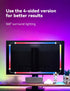 Fiotura (34 Monitor LED Backlights for PC & Mac, LED Strip Lights That Sync with Screen Color or Music, Computer Light