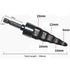 HVAC Repair Tool, 5-in-1 Air Conditioning Copper Pipe Expansion Swaging Drill Bit Set with Five Sizes of Drill Bits
