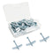 1/8X2-Inch Toggle Bolt and Wing Nut for Hanging Heavy Items on Drywall, 50 Pack