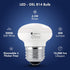 Xtricity R14 LED Light Bulb, 4.5W (40W Equivalent), Dimmable, 300 Lumens, 3000k Soft White, E26 Medium Base, 6 Pack