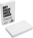 Dry Erase Index Cards – 45pcs Laminated 3x5" Blank Cards w/Box – Reusable Note Cards for School, Work, Housework