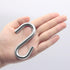 Bathonly 2 Packs S Hooks, Heavy Duty 3 Inch Rustproof Large S Hooks for Hanging Kitchenware, Load Capacity 550 LBS