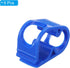 PATIKIL 5Pcs Plastic Tube Tubing Clamps, Adjustable 1/4" - 1/2" Tube OD Hose Clamp Clip for Laboratory Pinch Valve, Blue