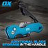 OX Tools Pro Heavy Duty Fixed Blade Folding Knife with Easy Change Blade Button - Quick Fold Action & Strong