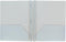 Plastic Folder with Prongs, 2 Pocket - Gray Color