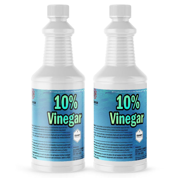 Alliance Chemical 10% Vinegar - Concentrated Industrial Strength - 2 Quarts