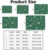 Generic 15.7"x11.8" St Patricks Day Green Clovers Desk Mat Multifunctional Deskpad, Waterproof Tapete para Escritorio