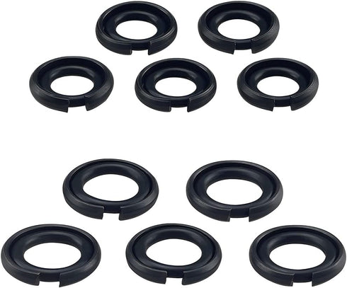 1/2" 3/8" Impact Wrench Retaining Socket Rings with Ring Wrench for Electric Wrench, 10 Sets