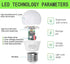 6W A15 LED Bulb, 60 Watt Incandescent Equivalent, 550 LM, E26 Base, 2700K Warm White, Non-Dimmable, 6 Pack