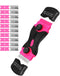 Razor Blade Scraper Tool with Safety Cap, 20Pcs Plastic Razor Blades, Pink Razor Scraper for Glass, Paint, Gum, Cooktop