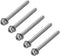 uxcell M4 x 60mm Stainless Steel Phillips Pan Head Machine Screws, 5pcs with Spring Washer and Plain Washers