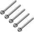 uxcell M4 x 60mm Stainless Steel Phillips Pan Head Machine Screws, 5pcs with Spring Washer and Plain Washers
