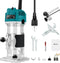 Vanttokeey Router Tool, Wood Router 110V 800W Compact Electric Hand Trimmer 30000RPM for