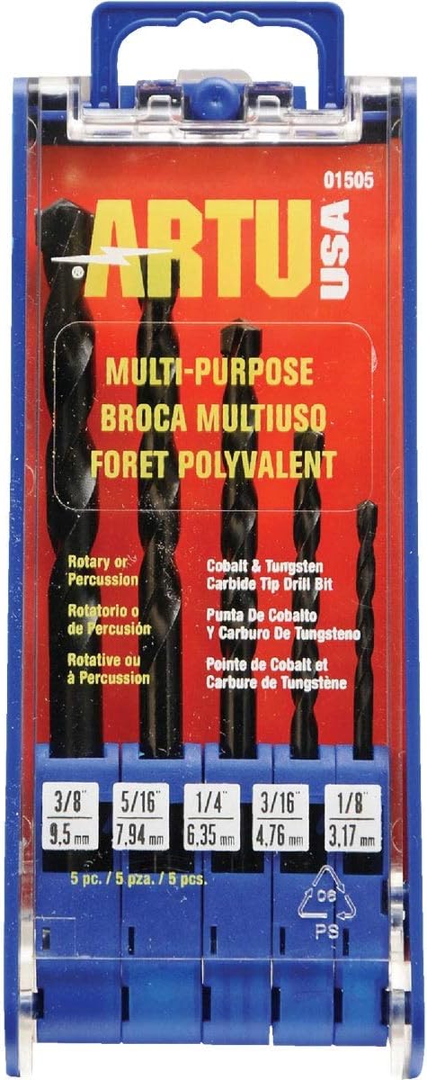 5-Pc. Multi-Purpose Drill Bit Set - Artu