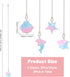 8 GLOBLELAND Pcs Marine Organism Ceiling Fan Pull Chain Iron Resin Ceiling Fan Extension Ornaments Light Pull Chain